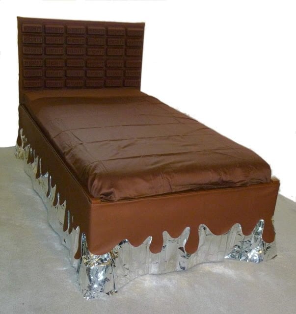 Bed with huge chocolate bar IKEA Hackers IKEA Hackers