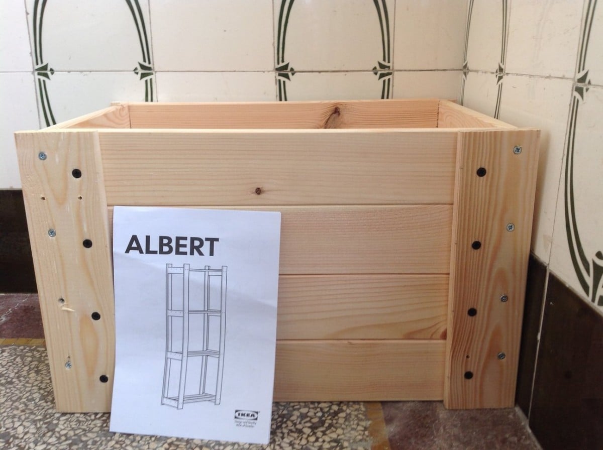 Crated Albert A DIY crate IKEA Hackers IKEA Hackers