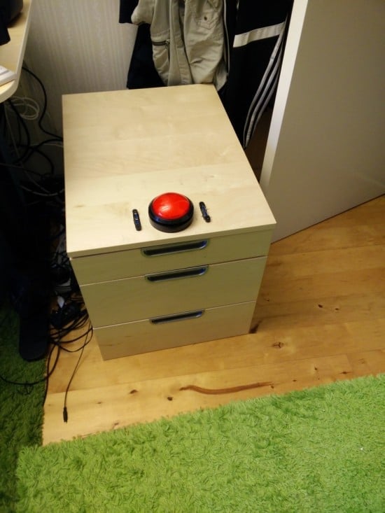 gaming pc in drawer unit