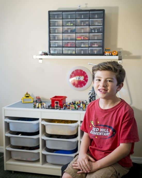 How to build and organise an IKEA TROFAST LEGO station