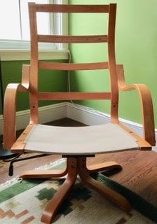 Swivel POÄNG chair frame