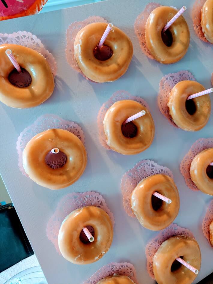 DIY Donut Bar Stand from IKEA Lack table