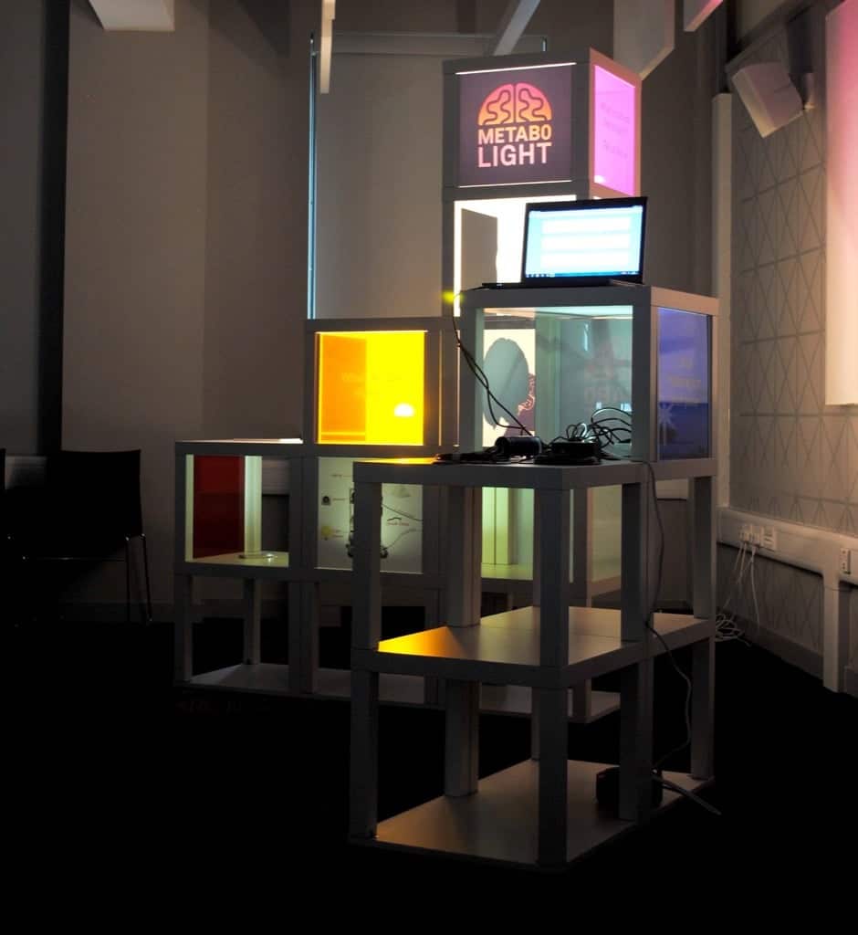 15 LACK tables hacked as Metabolight interactive display unit