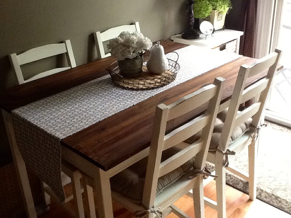 Barn Board Table Set - IKEA Hackers (960 x 720 Pixel)