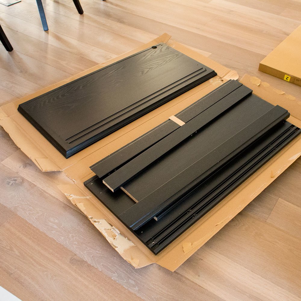 Upgrade IKEA MALSJÖ to elegant tall glass cabinet - IKEA Hackers