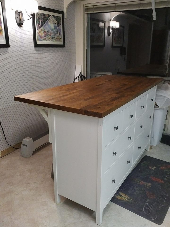 Hemnes-Karlby Kitchen Island - Storage and Seating! - IKEA ... (720 x 960 Pixel)